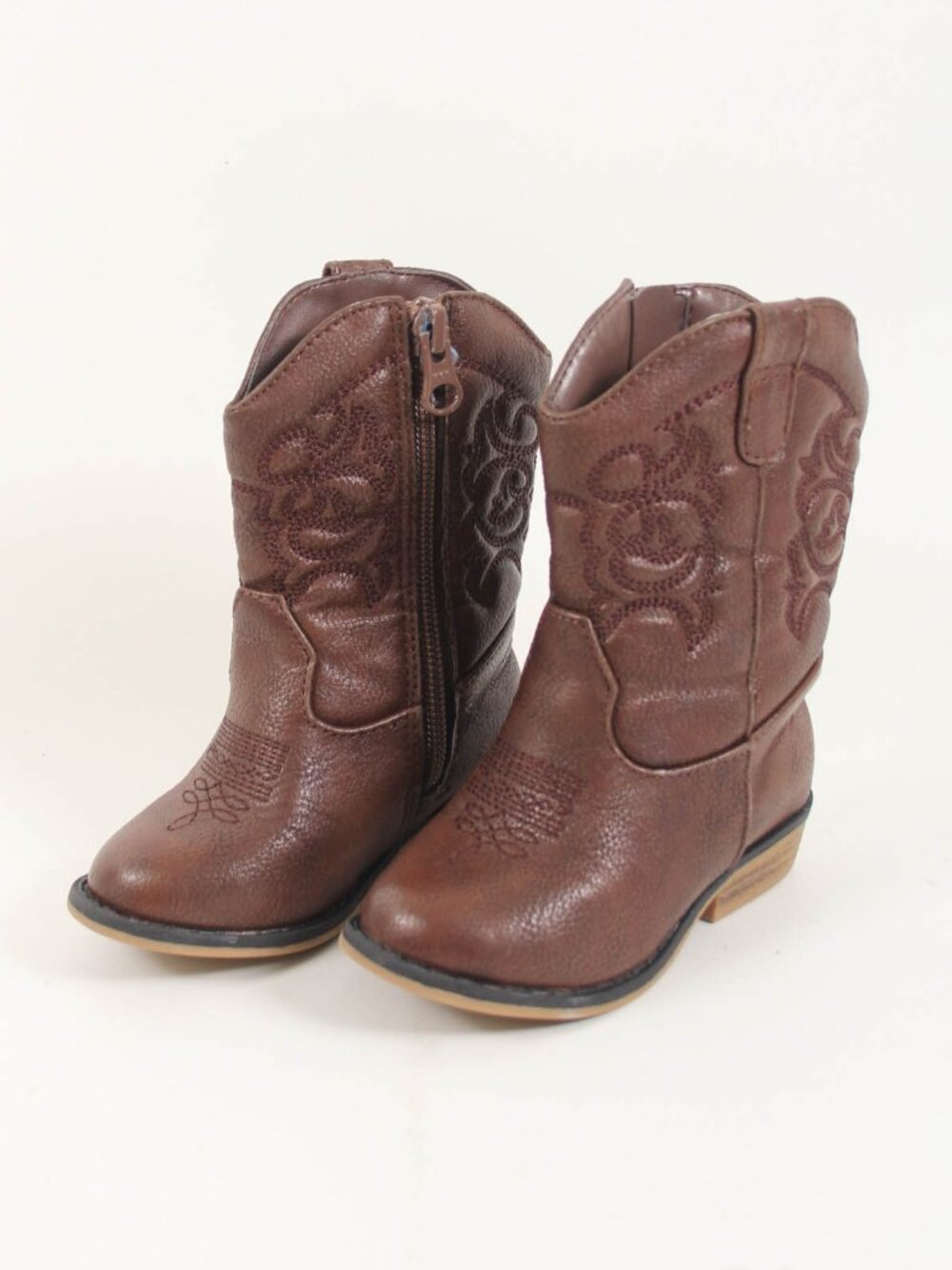 Cat & Jack Brown Western Cowboy Boots Toddler Size 5